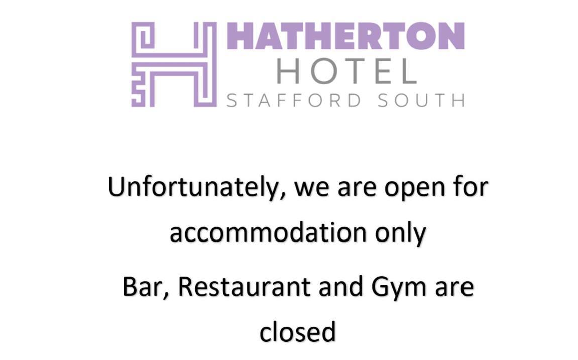 Stafford South Hatherton Hotel Penkridge Buitenkant foto